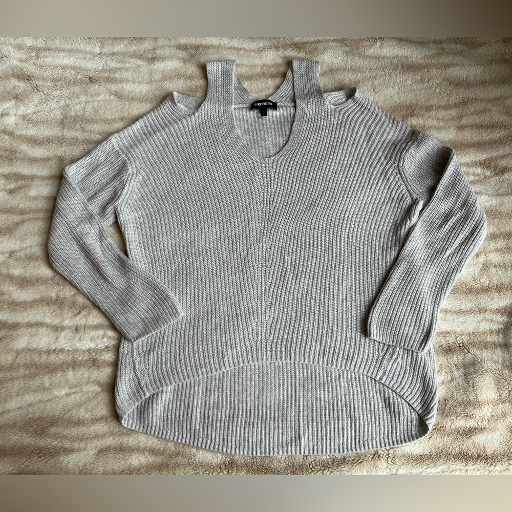 Women’s Express Cold Shoulder Sweater